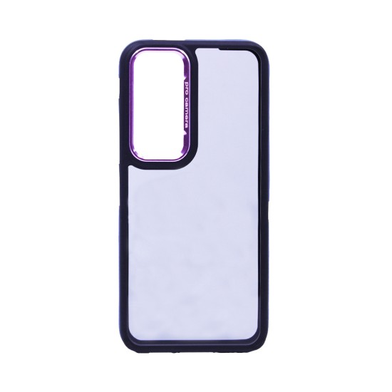 Designer Hard Case for Samsung Galaxy S25 Black Purple