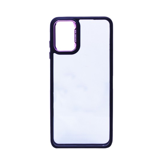 Designer Hard Case for Samsung Galaxy A06 Black Purple