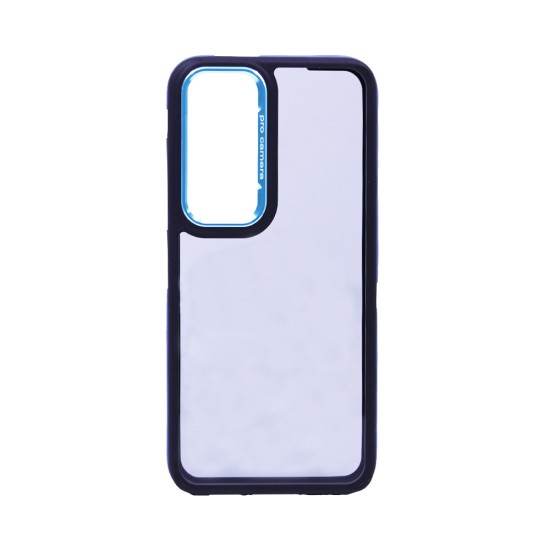 Capa Duro Designer para Samsung Galaxy S25 Azul Céu Preto