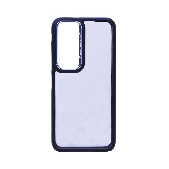 Capa Duro Designer para Samsung Galaxy S25 Plus Azul Preto