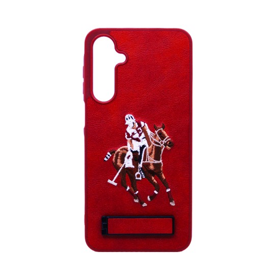 Designer Hard Case US Polo with Support for Samsung Galaxy A16 Red