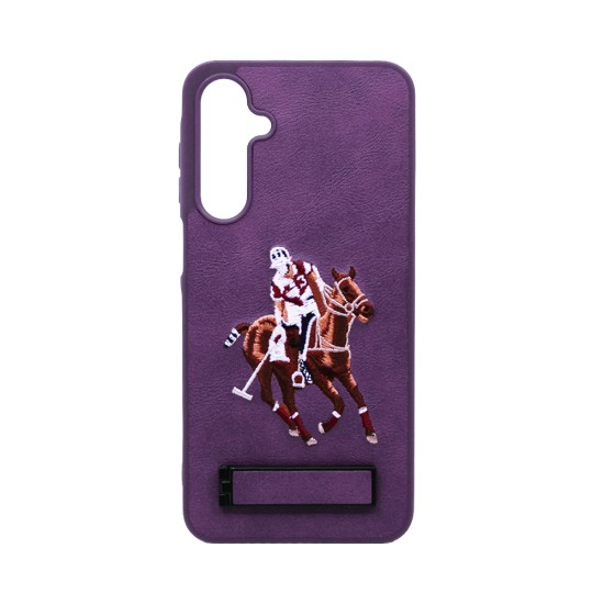 Designer Hard Case US Polo with Support for Samsung Galaxy A16 Purple