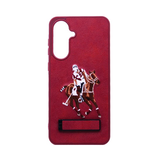 Designer Hard Case US Polo with Support for Samsung Galaxy A36 Red