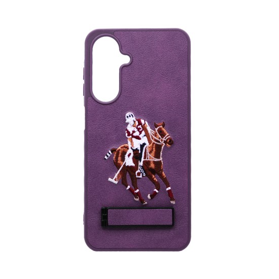 Designer Hard Case US Polo with Support for Samsung Galaxy A26 Purple