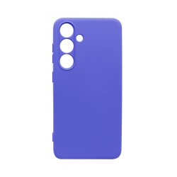Silicone Case with Camera Shield for Samsung Galaxy S25 Plus Purple Silicone Case with Camera Shield for Samsung Galaxy S25 Plus Purple