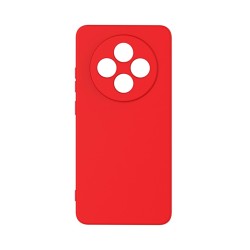 Silicone Case with Camera Shield for Oppo Reno12 F 4G/Reno12 F 5G Red Silicone Case with Camera Shield for Oppo Reno12 F 4G/Reno12 F 5G Red