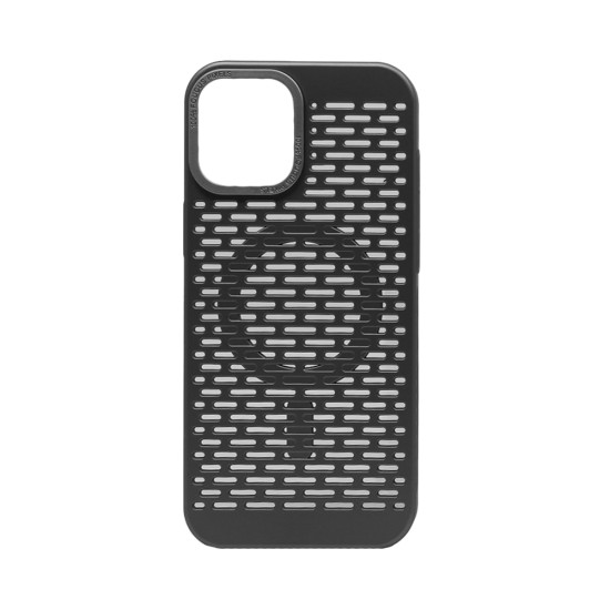 Capa magnética com design de malha para Apple iPhone 16 Preto