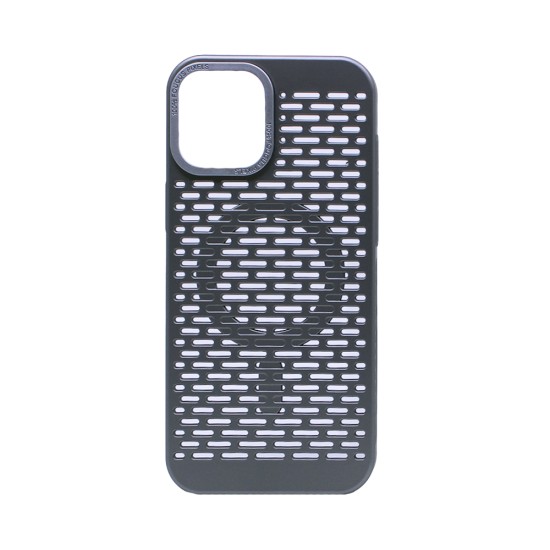 Capa magnética com design de malha para Apple iPhone 16 Prata