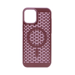 Mesh Design Magnetic Case for Apple iPhone 16 Pro Max Rose Gold  Mesh Design Magnetic Case for Apple iPhone 16 Pro Max Rose Gold
