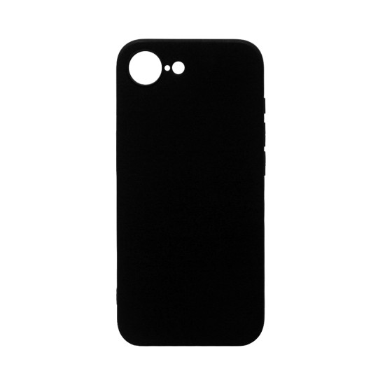 Silicone Case with Camera Shield for Apple iPhone 16E Black Silicone Case with Camera Shield for Apple iPhone 16E Black