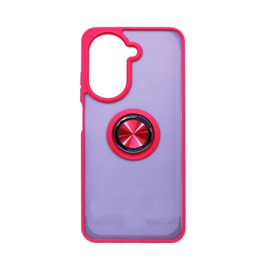 Case with Support Ring for Xiaomi Redmi A5 Smoked Red
