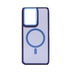 Designer Magnetic Hard Case for Oppo Reno13 F Light Blue Designer Magnetic Hard Case for Oppo Reno13 F Light Blue