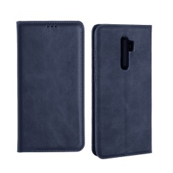 Leather Flip Cover with Internal Pocket For Xiaomi Redmi 9 Blue Leather Flip Cover with Internal Pocket For Xiaomi Redmi 9 Blue
