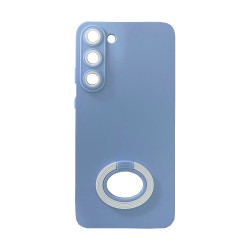Silicone Case with Support Ring for Samsung Galaxy S23 Sky Blue Silicone Case with Support Ring for Samsung Galaxy S23 Sky Blue
