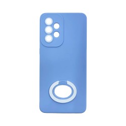 Silicone Case with Support Ring for Samsung Galaxy A23 5g Sky Blue Silicone Case with Support Ring for Samsung Galaxy A23 5g Sky Blue