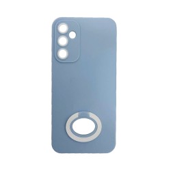 Silicone Case with Support Ring for Samsung Galaxy A34 5g Sky Blue Silicone Case with Support Ring for Samsung Galaxy A34 5g Sky Blue