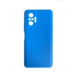 Silicone Case with Camera Shield for Xiaomi Redmi Note 10 Pro Blue Silicone Case with Camera Shield for Xiaomi Redmi Note 10 Pro Blue