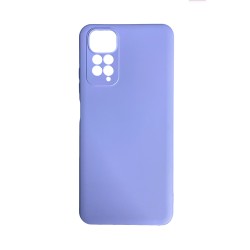 Silicone Case with Camera Shield for Xiaomi Redmi Note 11 Purple Silicone Case with Camera Shield for Xiaomi Redmi Note 11 Purple