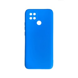 Silicone Case with Camera Shield for Xiaomi Redmi 9c Blue