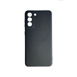 Silicone Case with Camera Shield for Samsung Galaxy S21 Black