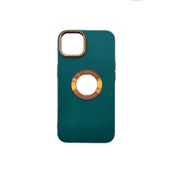 Capa de Silicone para Apple iPhone 14 Verde Capa de Silicone para Apple iPhone 14 Verde