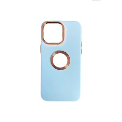 Capa de Silicone para Apple iPhone 14 Pro Céu Azul Capa de Silicone para Apple iPhone 14 Pro Céu Azul