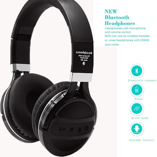 WIRELESS ESTÉREO  AURICULARES B64 NEGRO