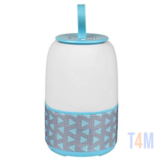 SPEAKER PORTABLE WIRELESS TG-608 SKY BLUE