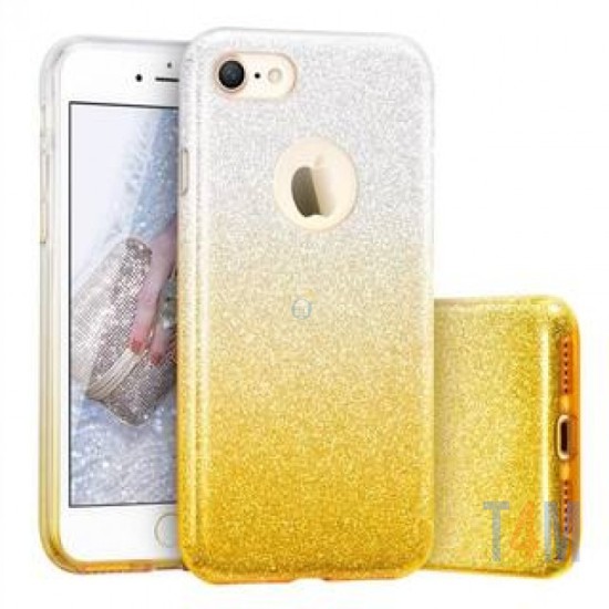 CAPA PREMIUM BLING SPARKLING PARA IPHONE 7/8 AMARELA