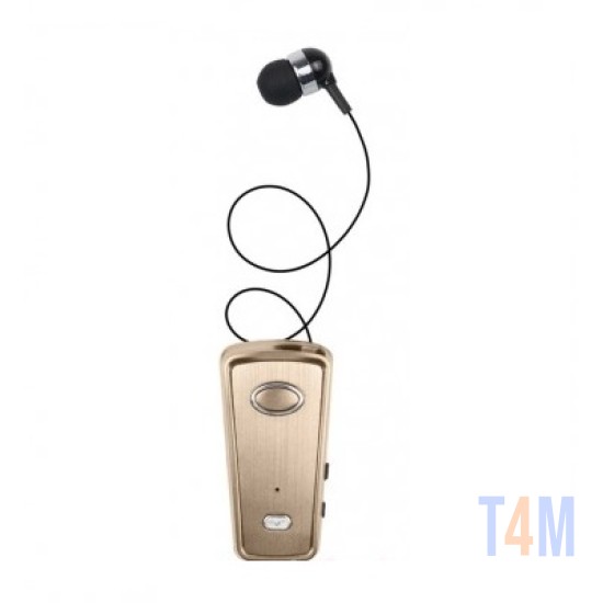 AKZ-Q1 SUPER BASS STEREO HEADSET CLIP-ON WIRELESS EARPHONE BRONZE