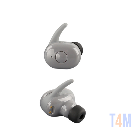 AKZ-W4 5.0 STEREO TWS WIRELESS BLUETOOTH HEADSET GREY