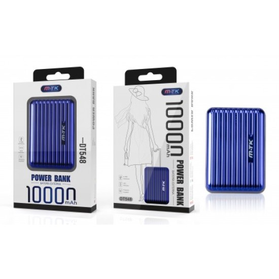 POWER BANK MTK DT548 NE TRAVEL 10000MAH AZUL