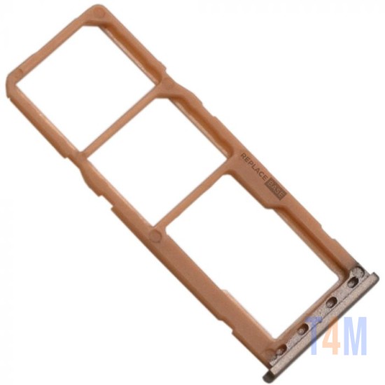 SIM HOLDER SAMSUNG A20 A205 DOURADO