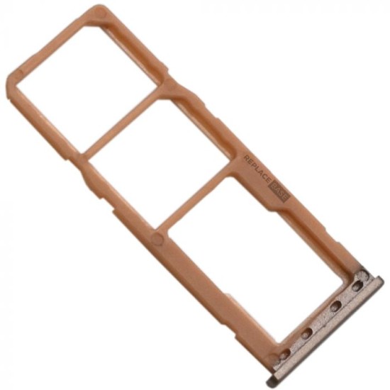 SIM HOLDER SAMSUNG A20 A205 DOURADO