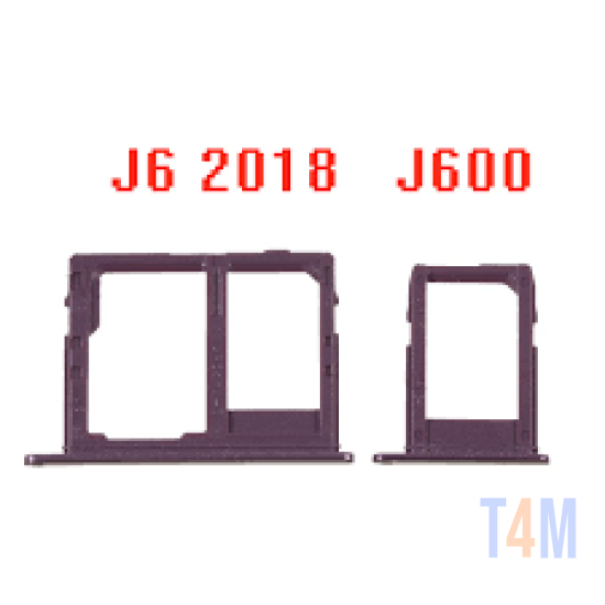 SIM HOLDER SAMSUNG GALAXY J6 2018 J600 ROXO