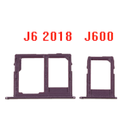 SIM HOLDER SAMSUNG GALAXY J6 2018 J600 ROXO