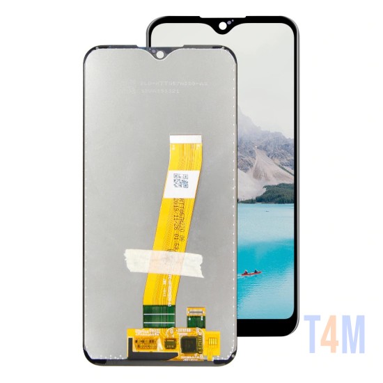 TOUCH+DISPLAY SAMSUNG GALAXY A01 2020/A015F 5,7" SERVICE PACK (GH81-18209A) (CONECTOR PEQUEÑO) PRETO