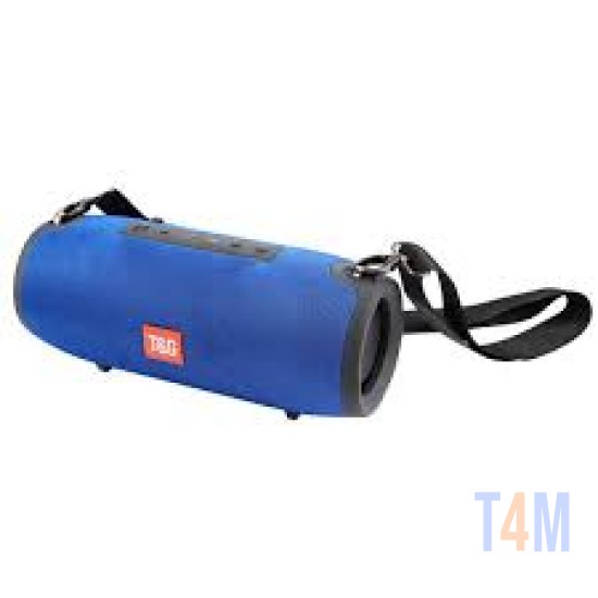 COLUNA DE SOM BLUETOOTH TG-125 AZUL