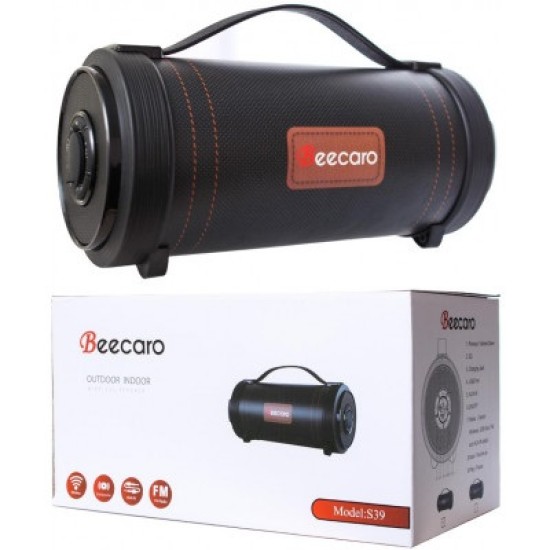 SPEAKER BEECARO S39 WIRELESS/FM/AUDIO/USB BLACK