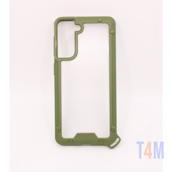 CAPA HARD SELICONE FOR SAMSUNG S21 5G GREEN