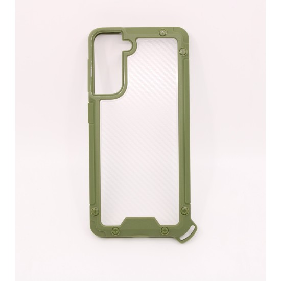 CAPA HARD SELICONE FOR SAMSUNG S21 5G GREEN