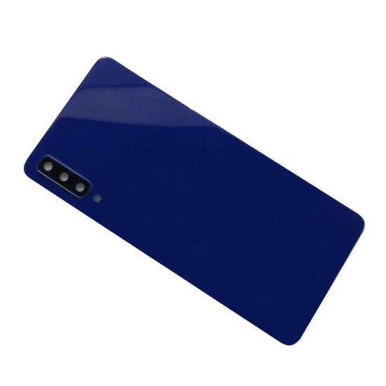 BACK COVER WITH CAMERA LENS SAMSUNG GALAXY A7 2018 A750 BLUE