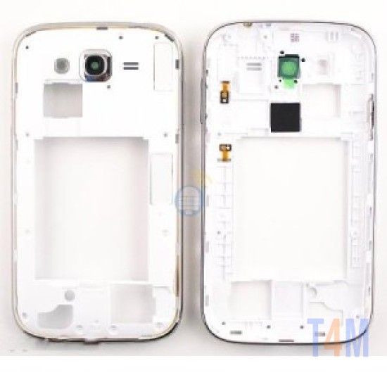 CHASSI CENTRAL SAMSUNG GALAXY GRAND NEO I9060 / I9062 SINGLE SIM BRANCO