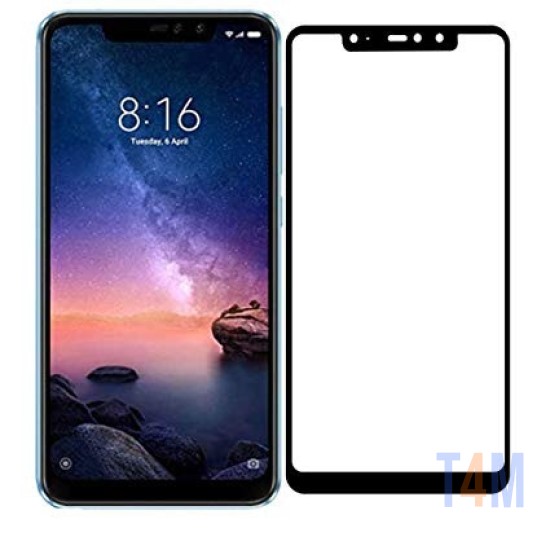 SCREEN GLASS PRTECTOR 10D XIAOMI REDMI 6 PRO BLACK