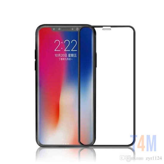 PELICULA DE VIDRO 10D APPLE IPHONE XS MAX PRETO