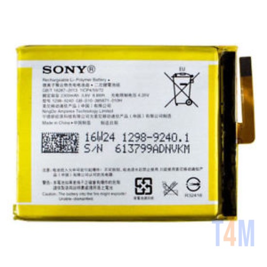 BATERIA SONY XPERIA XA (F3111) / XPERIA E5 BATTERLIS1618ERPC / 1298-9240 2300 MAH