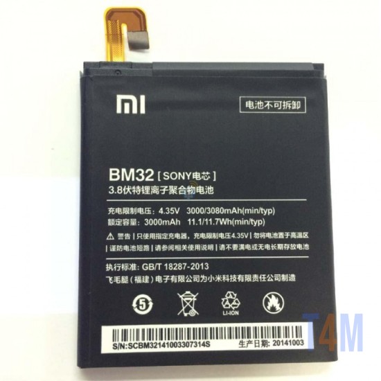 BATERIA BM32 XIAOMI MI 4 MI4 3000MAH BULK