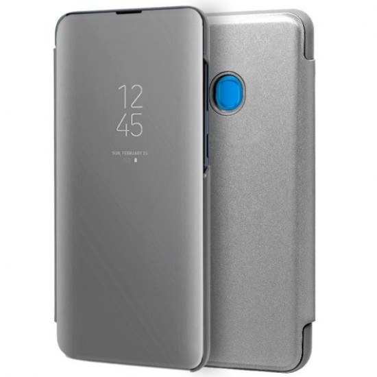 FLIP COVER "CLEAR VIEW" SAMSUNG GALAXY A30S SILVER