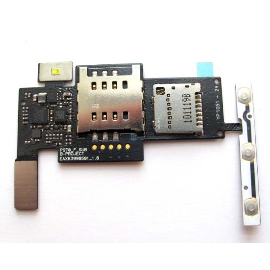 VOLUME+SIM FLEX+MICRO SD TRAY FLEX LG OPTIMUS P970