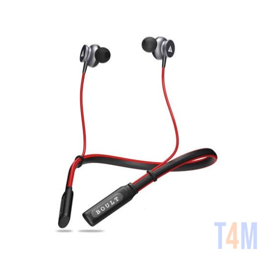 AUSCULTADORES PORTS HEADSET SEM FIO BLUETOOTH PRETO E VERMELHO